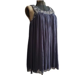 TRAMP NWT Bejewled Mini-Dress